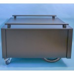 Kindersargwagen mit Führungsstangen schwarz